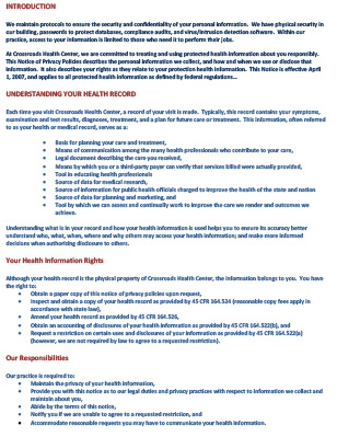 CHC Privacy Notice CHC Privacy Notice